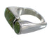Authentic Sterling Silver Southwest Turquoise Inlay Ring Size 6-1/4 QX83990